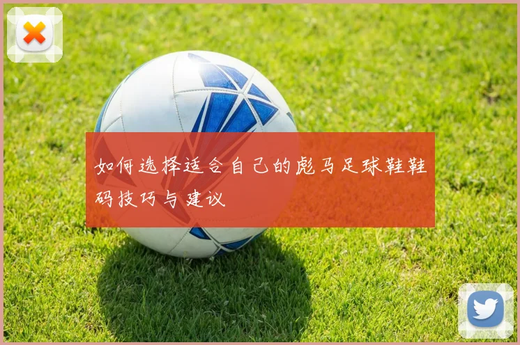 如何选择适合自己的彪马足球鞋鞋码技巧与建议